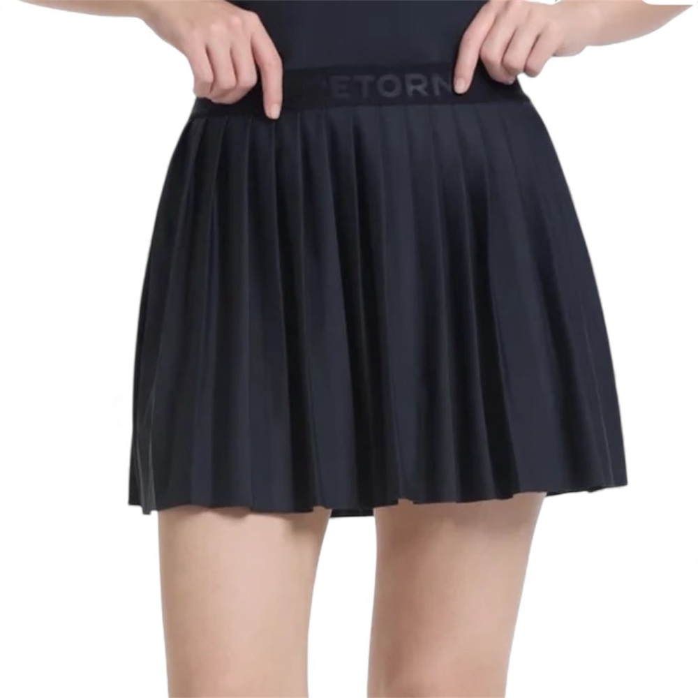 Tretorn Black Pleated Mini Skort